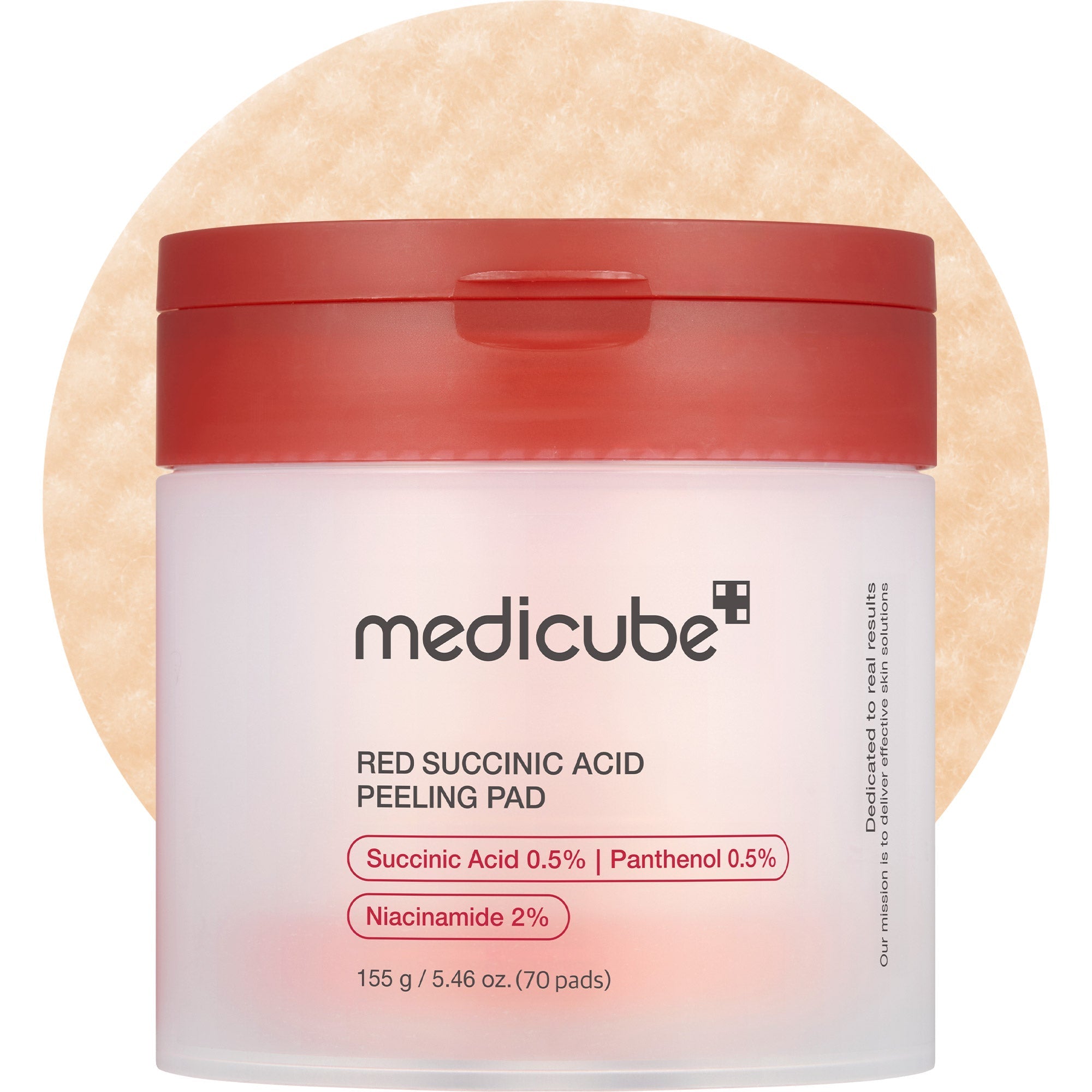 Red Succinic Acid Panthenol Pads
